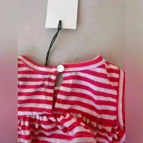 Girl’s baby  T-Shirt Size 12 Months Striped 7 For All Mankind - Picture 7 of 8